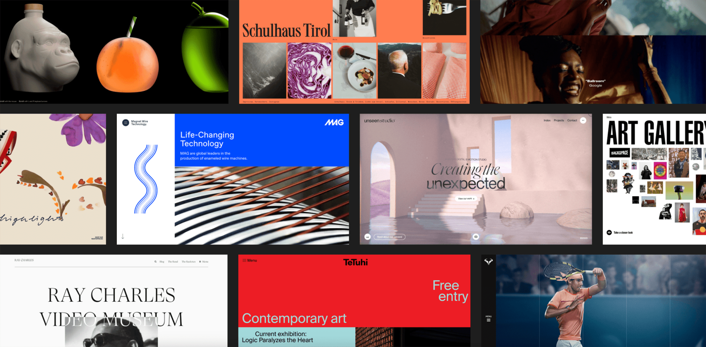 Collection of WordPress sites