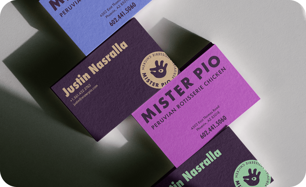 Mister Pio award-winning branding 